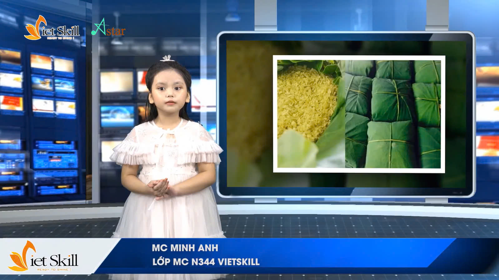 LỚP MC NHÍ NO1 A STAR | HV MINH ANH