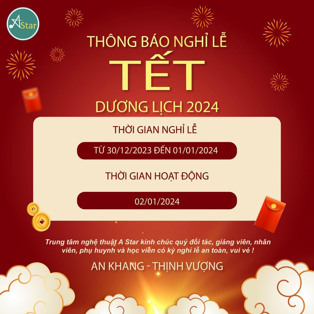 Thật tuyệt vời khi A Star được đồng hành cùng các con, ông bà, bố mẹ, Quý khách hàng suốt năm qua.